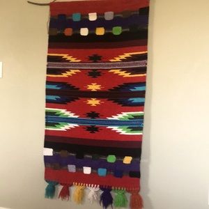 Woven wall hanging